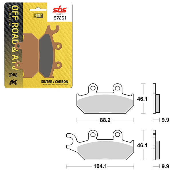 SBS ATV/UTV SINTER BRAKE PAD (6240972100)