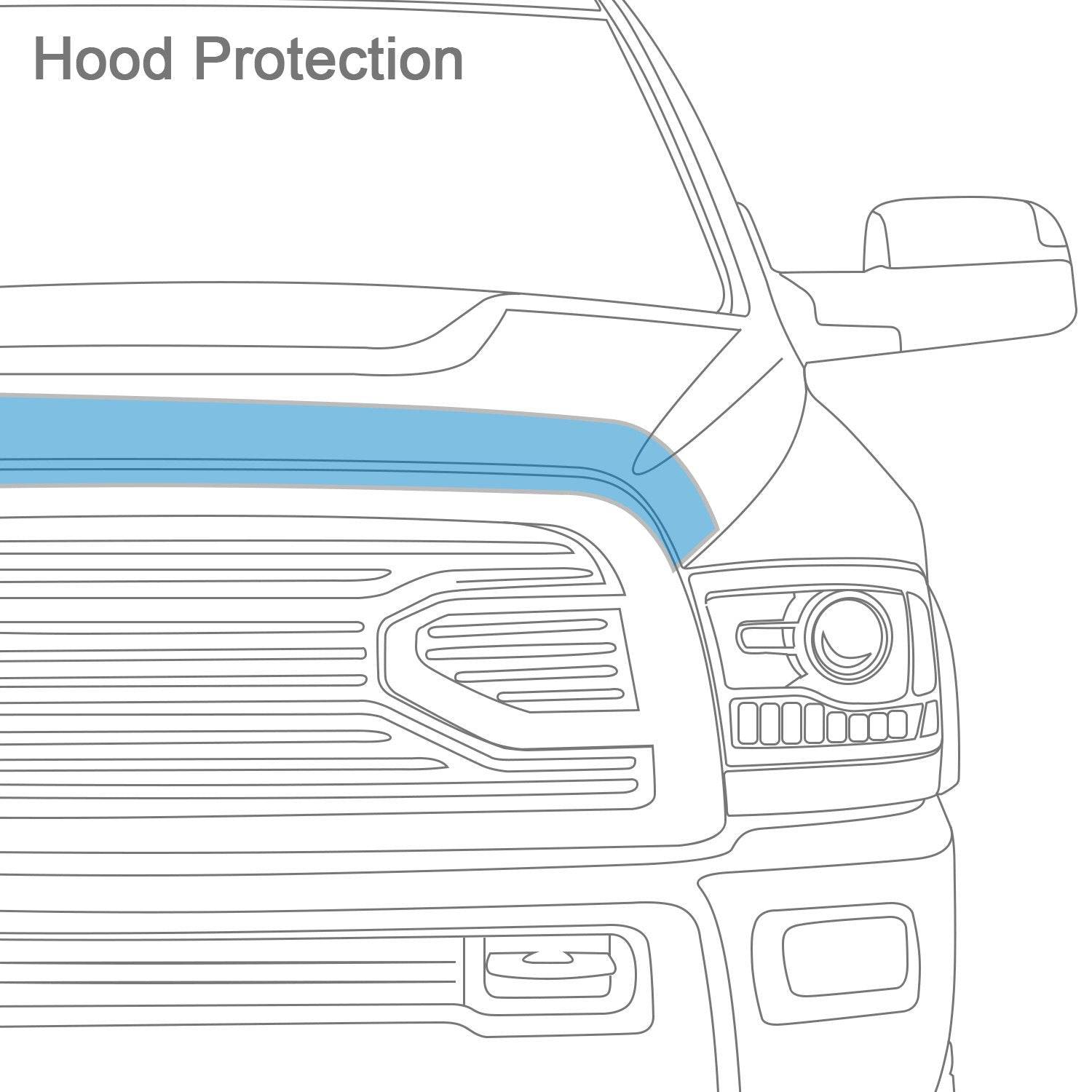 Hs Bugflector II Chrysler Town & Country 11-16 - Récréashop