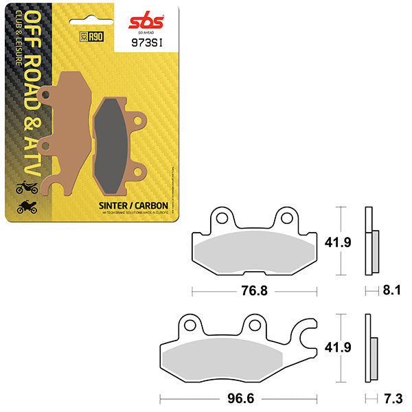 SBS ATV/UTV SINTER BRAKE PAD (6240973100)