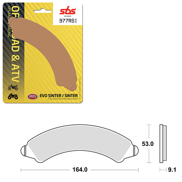 SBS EVO SINTER BRAKE PAD (6280977100)