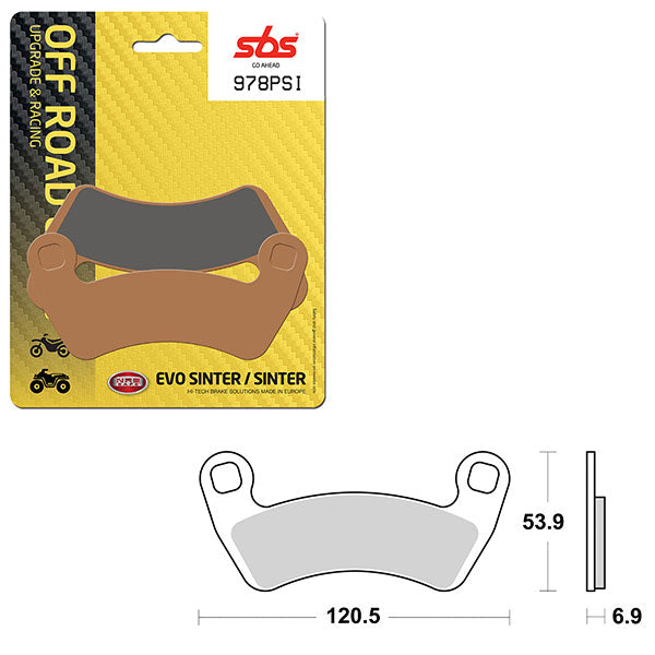 SBS EVO SINTER BRAKE PAD (6450978100)