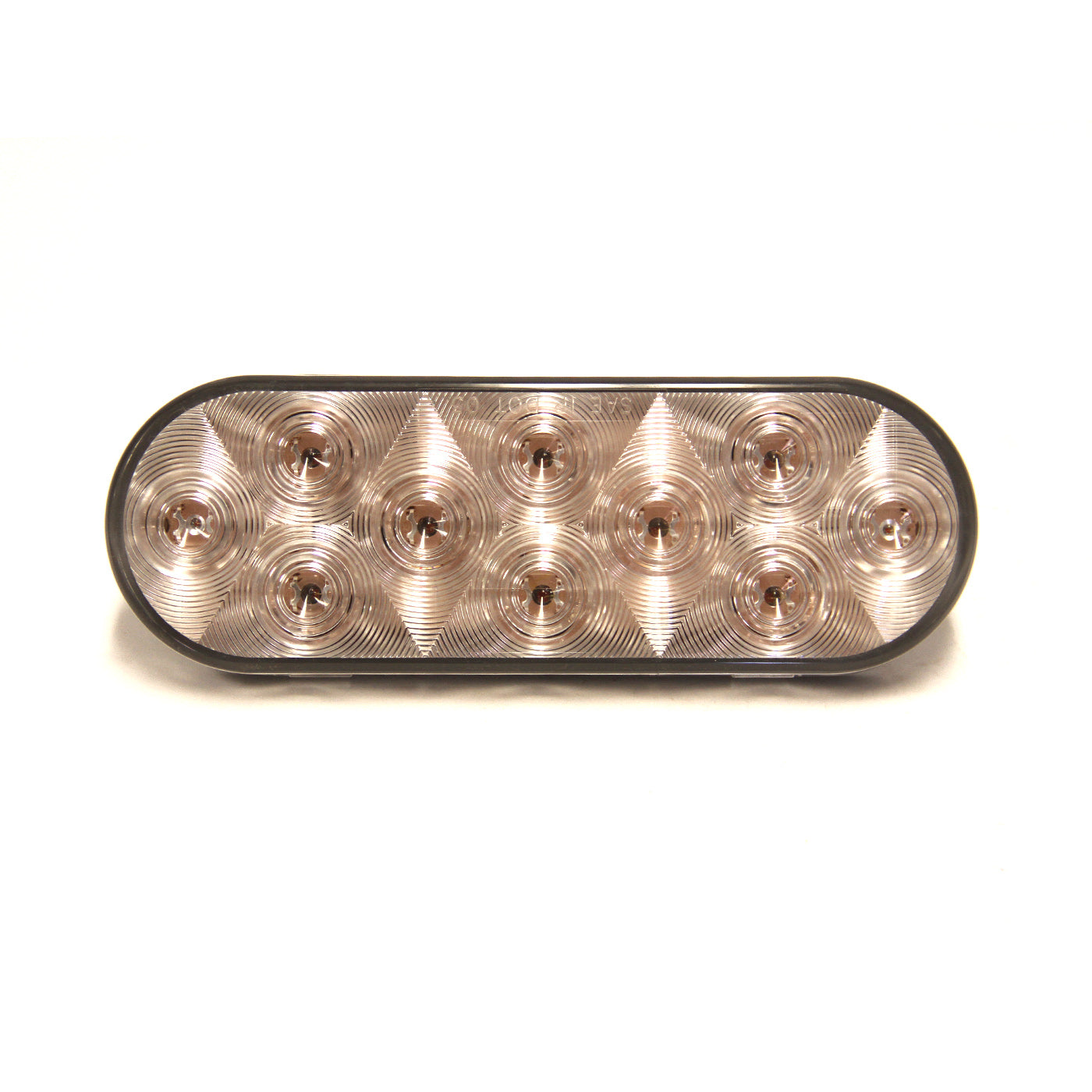 Lumière de position LED 2 1/4" x 6 1/2" claire 10 diodes ambres - RecreaShop