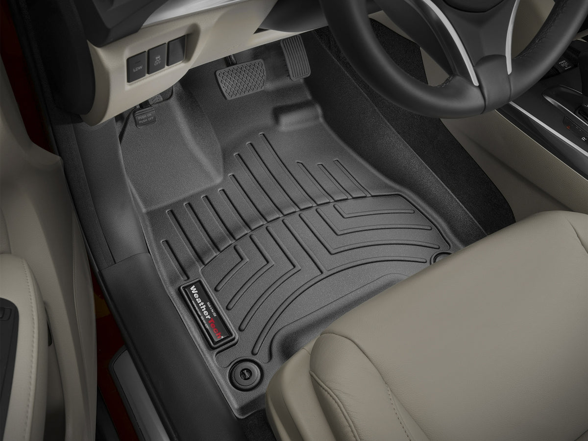 Tapis avant FloorLiner noir WeatherTech Acura MDX 2014-2020 - Récréashop