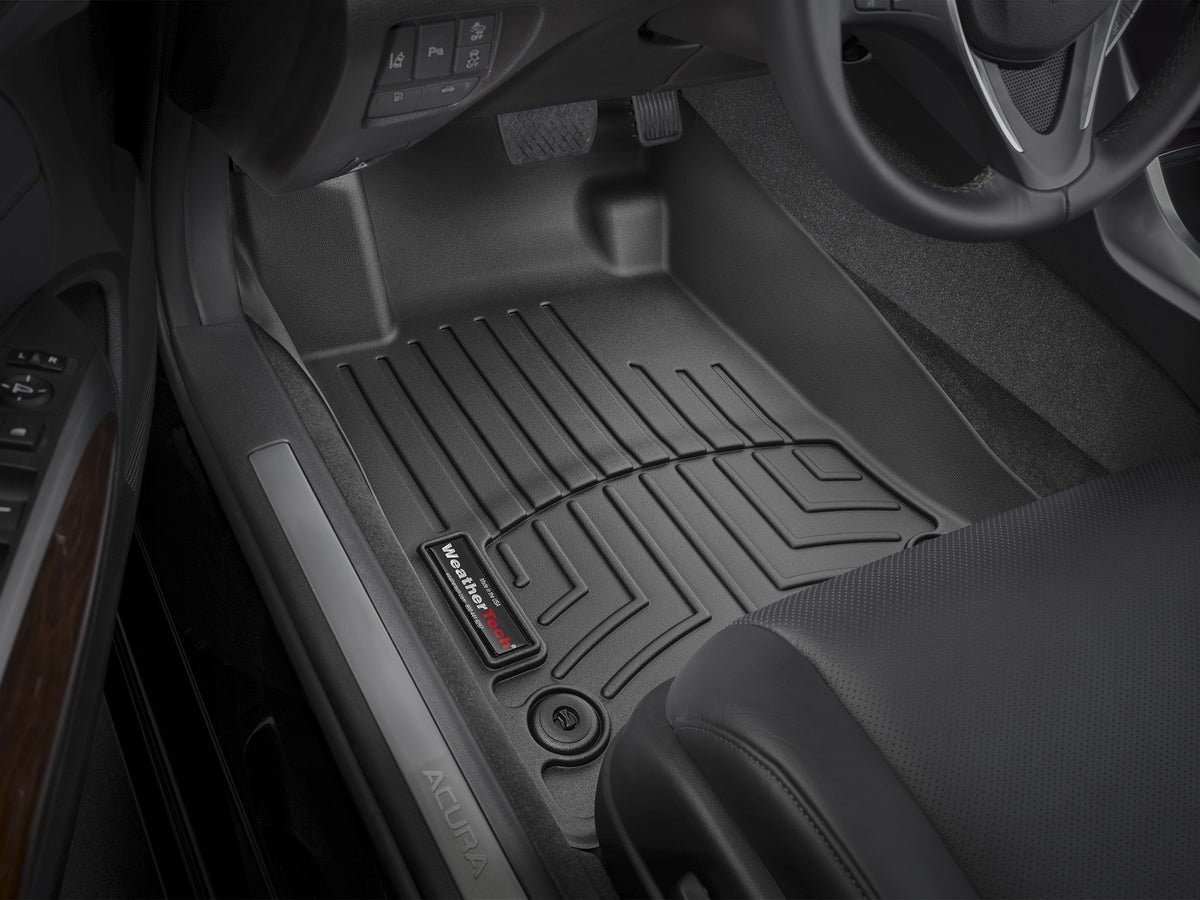 Tapis avant FloorLiner noir WeatherTech Acura TLX 2015-2020 (traction intégrale seulement) - Récréashop