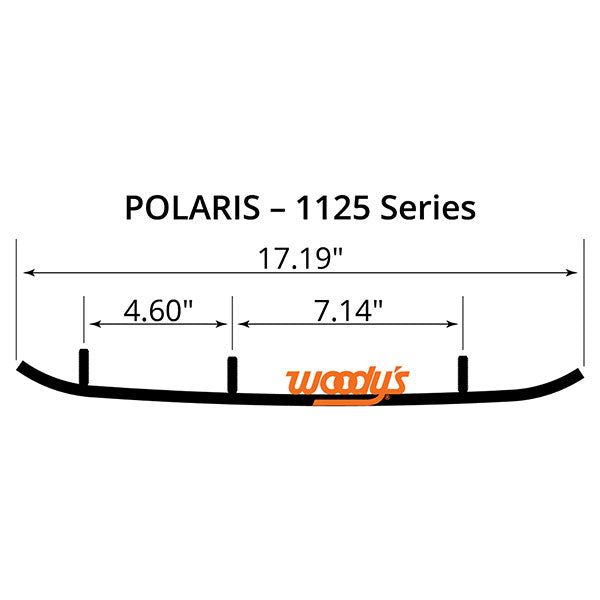 Patin d'usure en carbure Ace Woody's (AP4-1125)