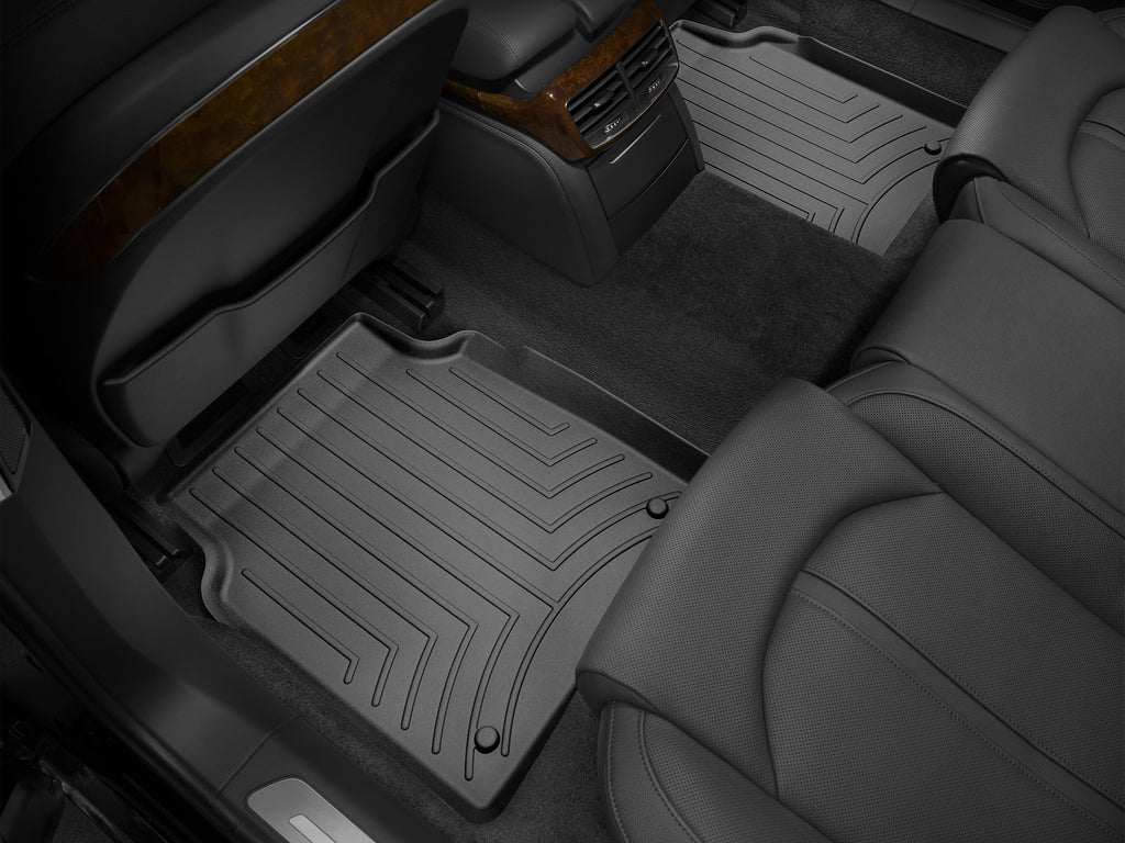 Tapis FloorLiner noir WeatherTech Audi A8L 2011-2018 - Récréashop