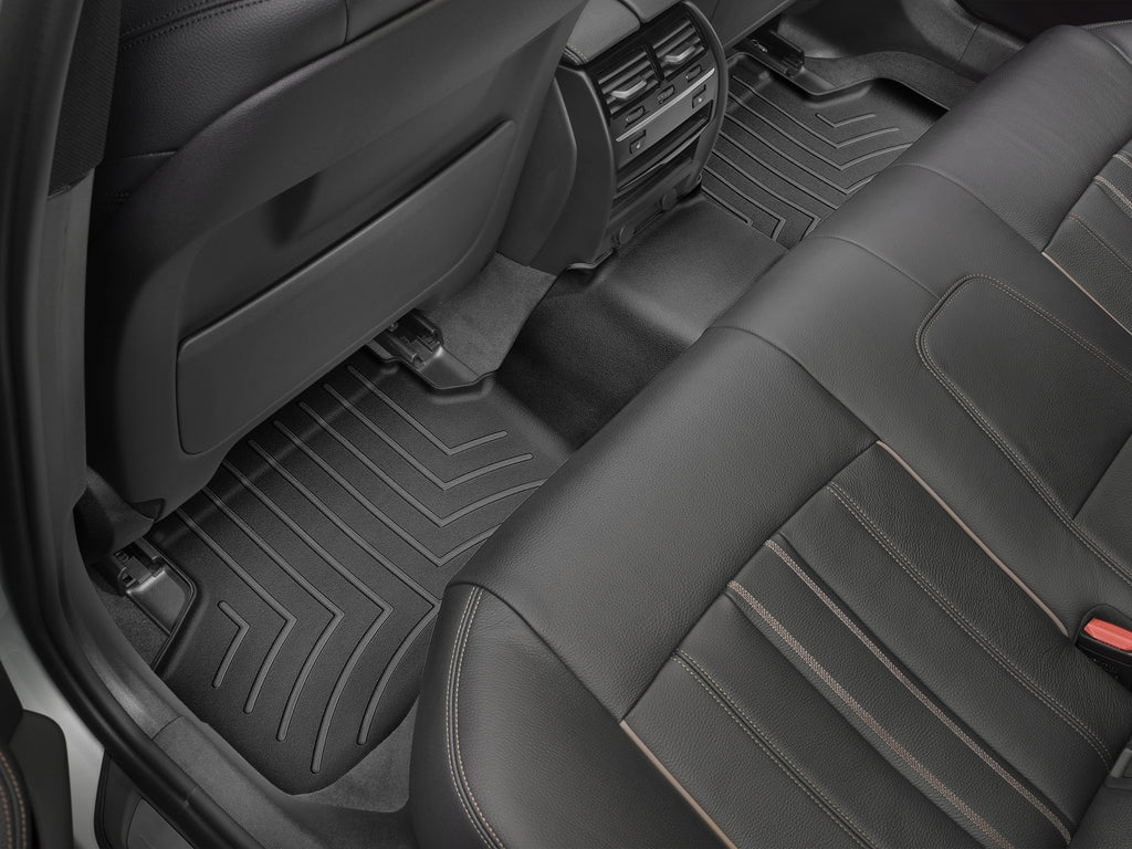 Tapis arrière FloorLiner noir WeatherTech BMW 540i 2017-2023 et autres véhicules - Récréashop