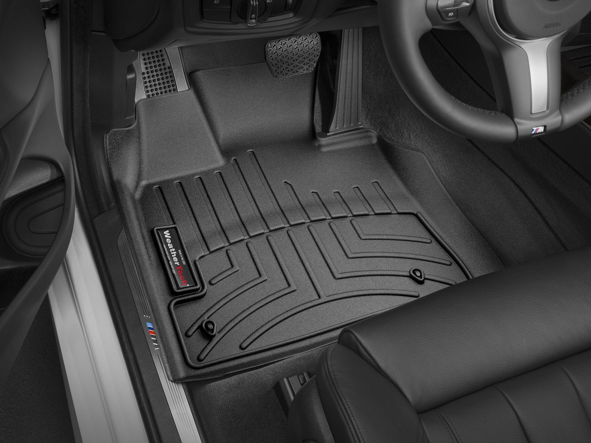 Tapis avant FloorLiner noir WeatherTech BMW X5 35d 2014-2016 et autres véhicules - Récréashop