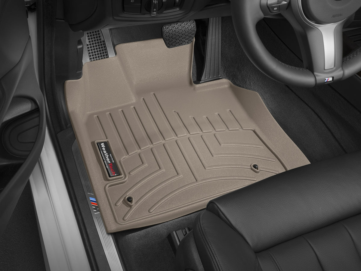 Tapis avant FloorLiner beige WeatherTech BMW X5 35d 2014-2016 et autres véhicules - Récréashop