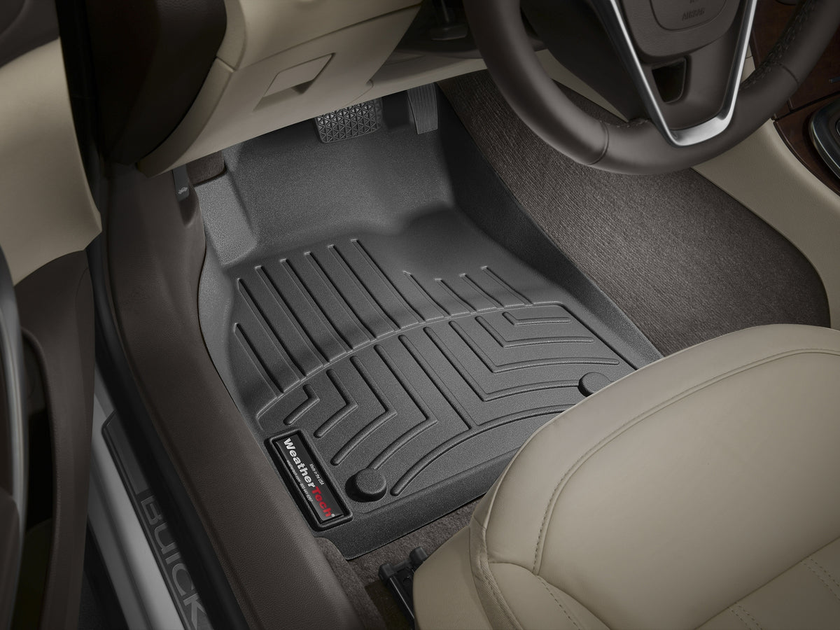 Tapis avant FloorLiner noir WeatherTech Buick Regal 2011-2017 (avec crochets de retenue seulement) - Récréashop