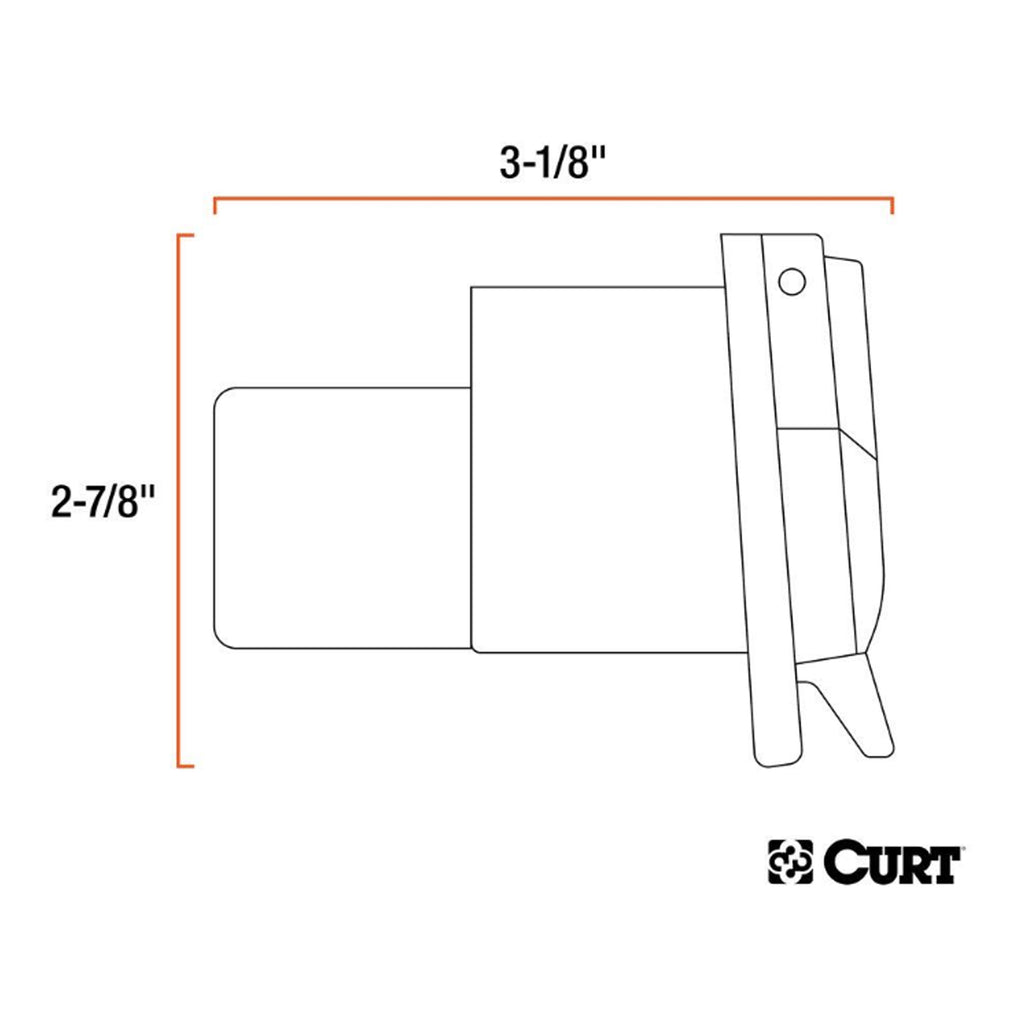 Connecteur 7 brins OEM d'origine 1997-2026 CURT - RecreaShop