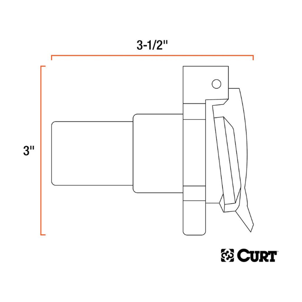 Connecteur 7 brins OEM 1997-2026 CURT - RecreaShop
