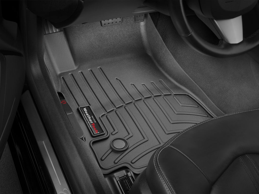 Tapis avant FloorLiner noir WeatherTech Cadillac CTS-V 2011-2015 / Cadillac CTS 2015 (2011-2014 : coupé, transmission automatique seulement) - Récréashop