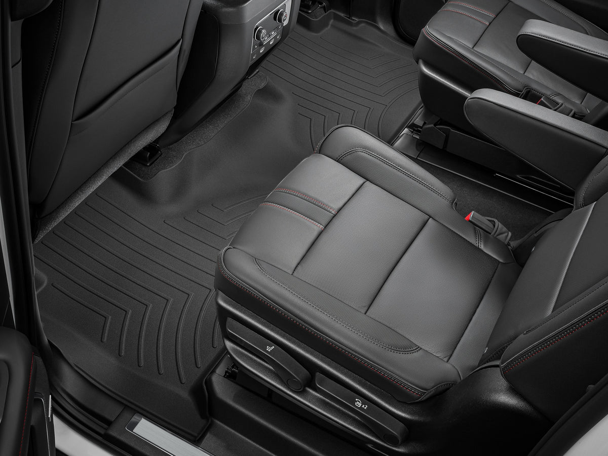 Tapis arrière FloorLiner HP noir WeatherTech Cadillac Escalade 2021-2027 et autres véhicules - Récréashop