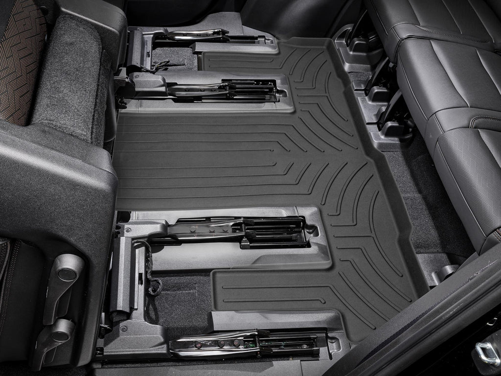 Tapis 3e rangée FloorLiner HP noir WeatherTech Cadillac Escalade 2021-2027 et autres véhicules (sièges baquets seulement) - Récréashop