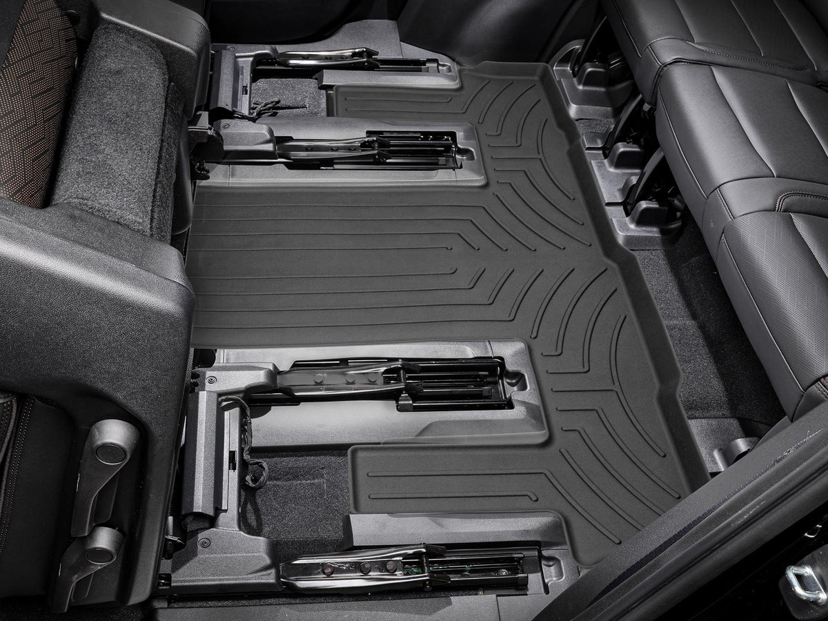 Tapis 3e rangée FloorLiner HP noir WeatherTech Cadillac Escalade 2021-2027 et autres véhicules (sièges baquets seulement) - Récréashop
