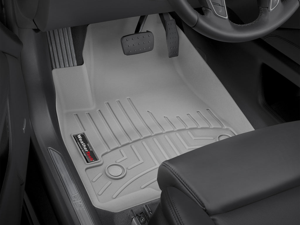 Tapis avant FloorLiner gris WeatherTech Cadillac XT5 2017-2026 - Récréashop