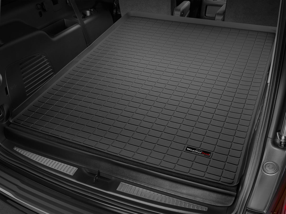 Tapis de coffre Cargo Liner derrière la 2e rangée noir WeatherTech Cadillac Escalade ESV 2015-2020 et autres v - Récréashop