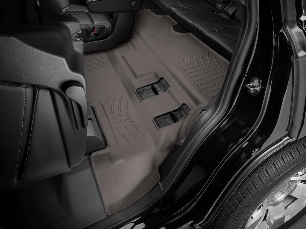 Tapis 3e rangée FloorLiner cacao WeatherTech Cadillac Escalade 2015-2020 et autres véhicules (sièges baquets seulement) - Récréashop