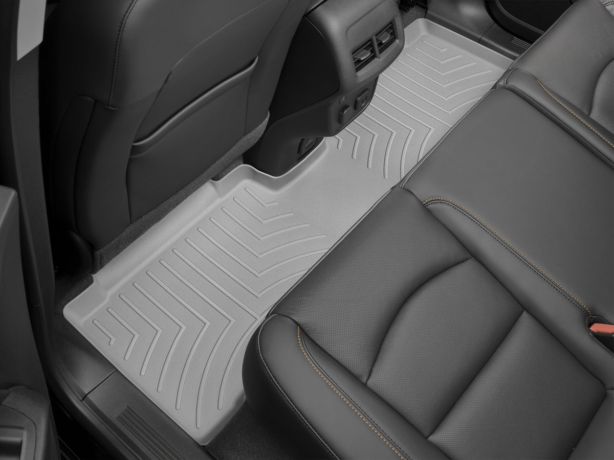 Tapis arrière FloorLiner gris WeatherTech Chevrolet Equinox 2018-2024 / GMC Terrain / Terrain Denali 2018-2024 - Récréashop