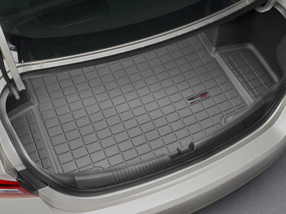 Tapis de coffre Cargo Liner noir WeatherTech Chevrolet Malibu 2016-2025 (2016-2019 : moteur standard seulement - Récréashop