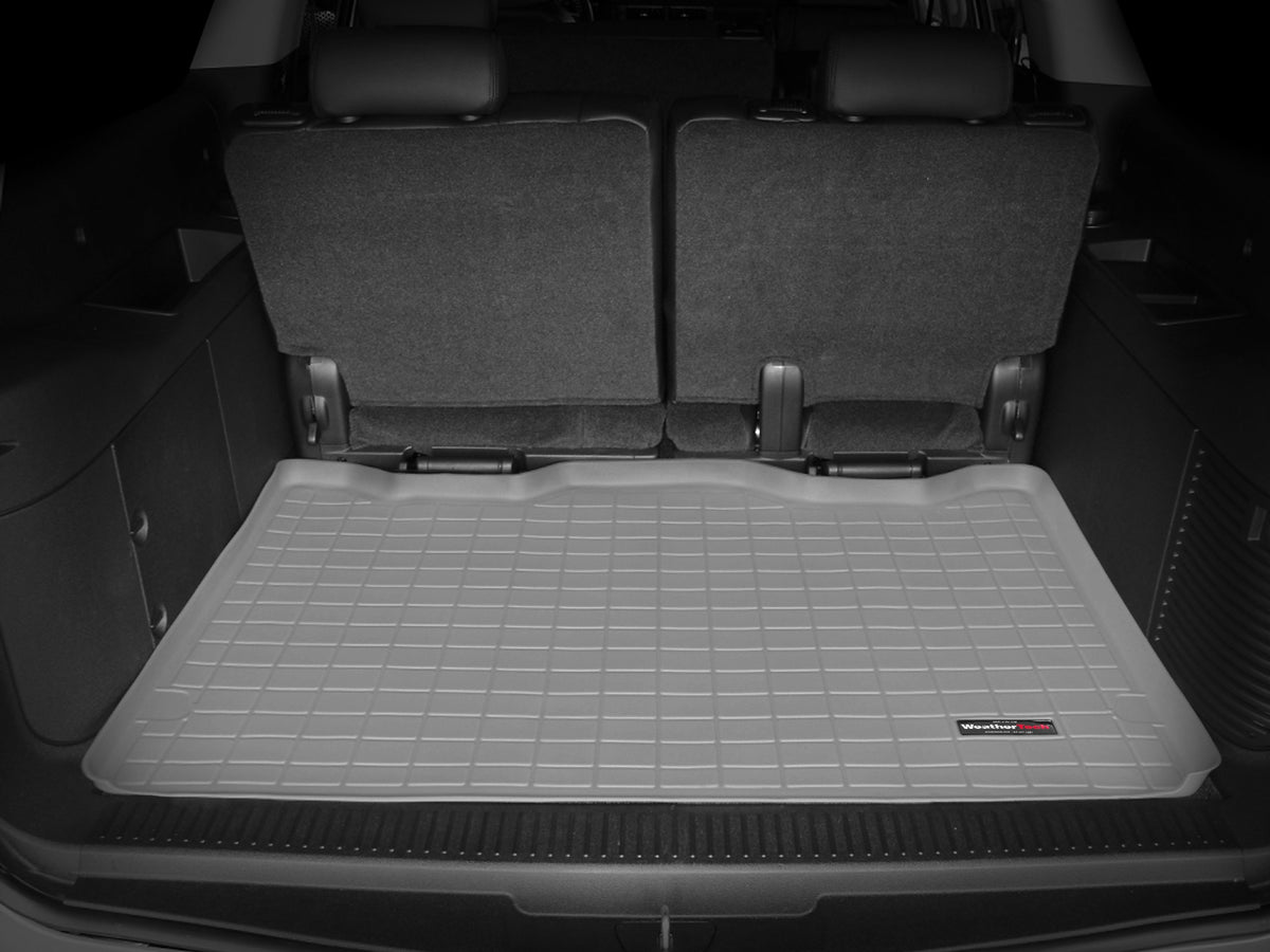 Tapis de coffre Cargo Liner derrière la 3e rangée gris WeatherTech Cadillac Escalade ESV 2007-2014 et autres v - Récréashop