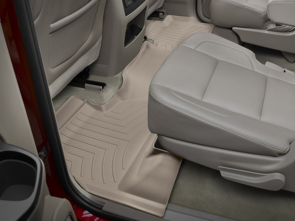 Tapis arrière FloorLiner beige WeatherTech Chevrolet Suburban 2015-2020 / GMC Yukon XL / Yukon Denali XL 2015-2020 - Récréashop