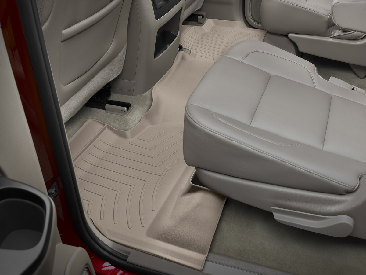 Tapis arrière FloorLiner beige WeatherTech Chevrolet Suburban 2015-2020 / GMC Yukon XL / Yukon Denali XL 2015-2020 - Récréashop
