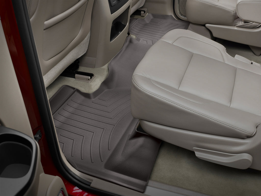 Tapis arrière FloorLiner cacao WeatherTech Chevrolet Suburban 2015-2020 / GMC Yukon XL / Yukon Denali XL 2015-2020 - Récréashop