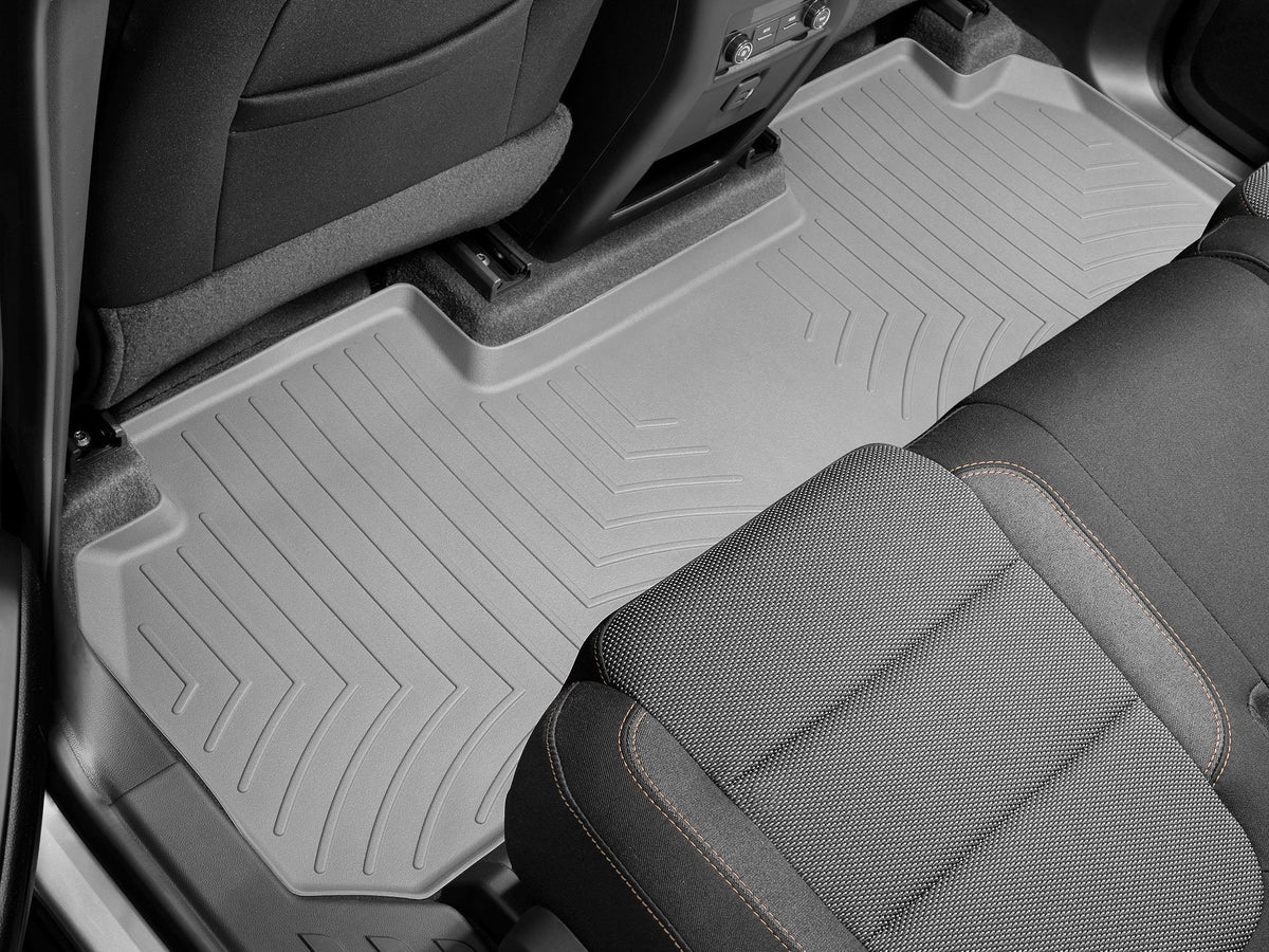 Tapis arrière FloorLiner gris WeatherTech Chevrolet Traverse 2018-2023 / Chevrolet Traverse Limited 2024 (banquette seulement) - Récréashop