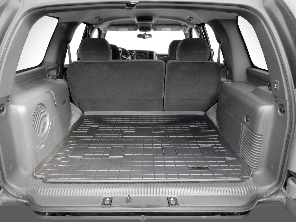 Tapis de coffre Cargo Liner derrière la 2e rangée noir WeatherTech Chevrolet Tahoe 2000-2006 et autres véhicul - Récréashop