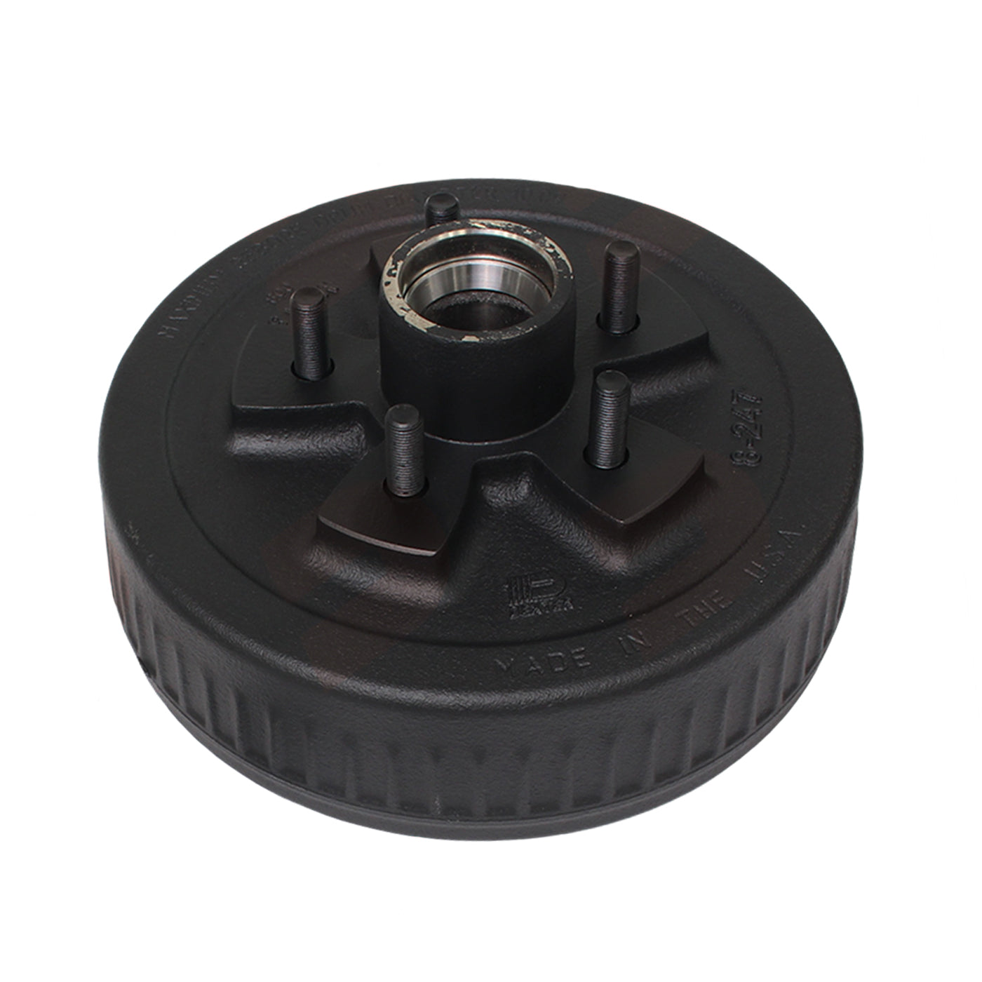 Tambour 10" x 2 1/4" 5 goujons 1/2" B.C. 4,5" 3,5K à graisse seul DEXTER - RecreaShop