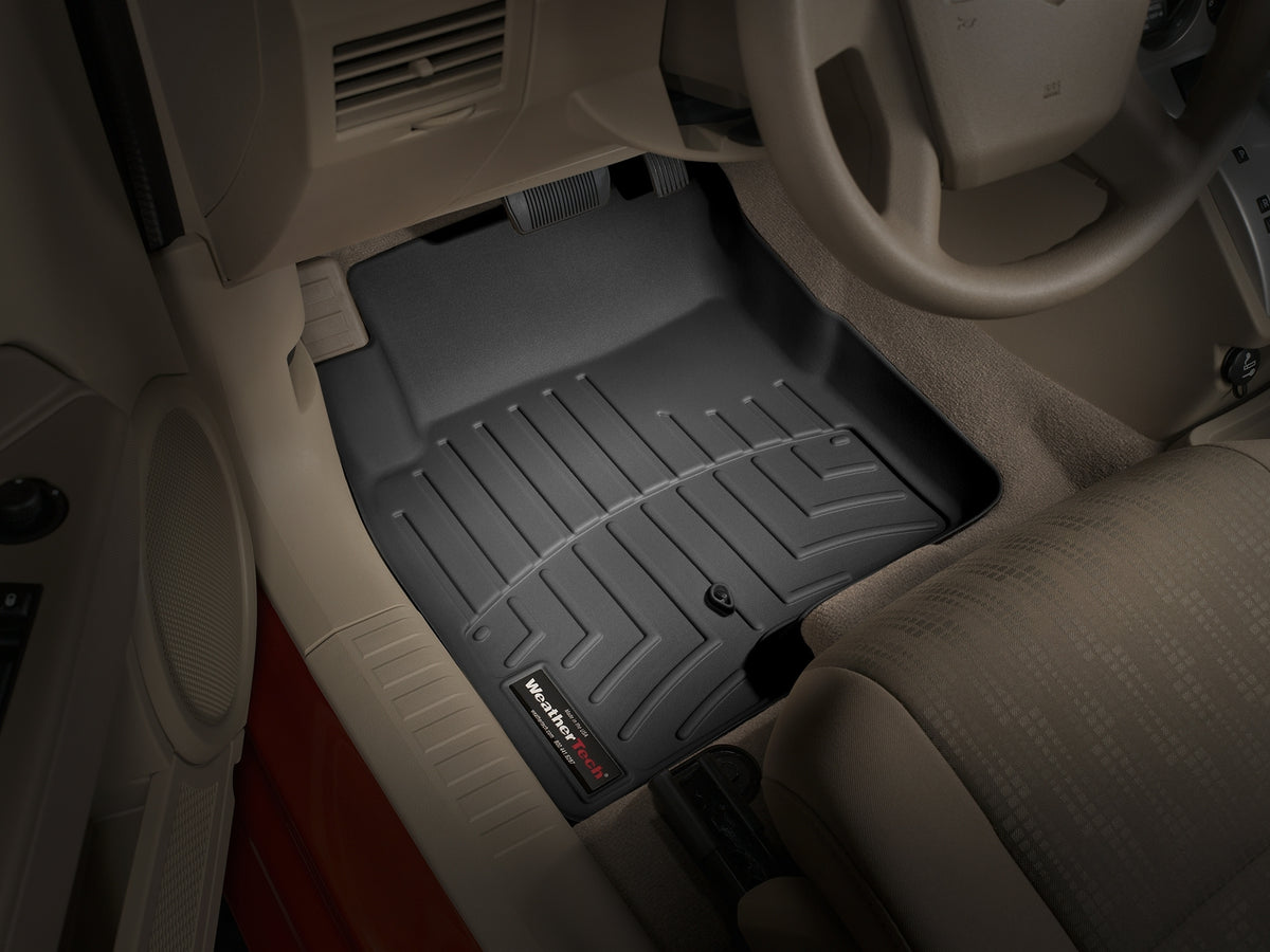 Tapis avant FloorLiner noir WeatherTech Jeep Compass 2007-2017 et autres véhicules (selon la version, voir compatibilité) - Récréashop