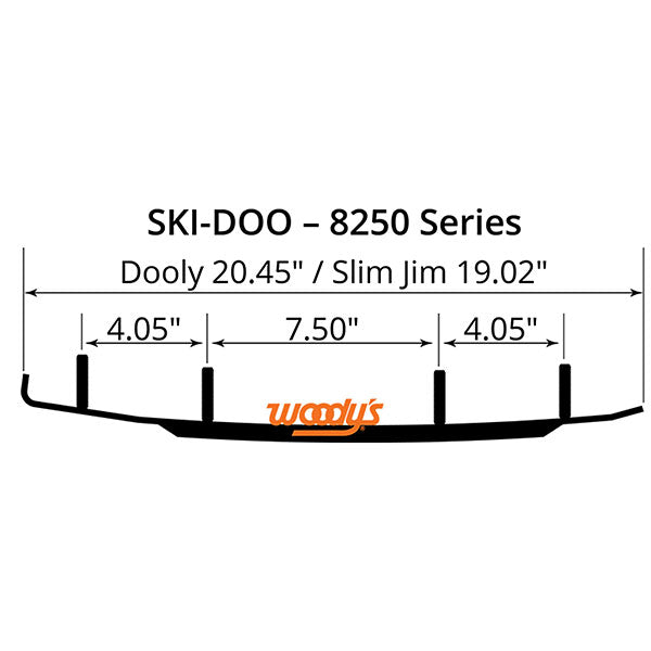 Patin d'usure en carbure Dooly Woody's (DS8-8250)