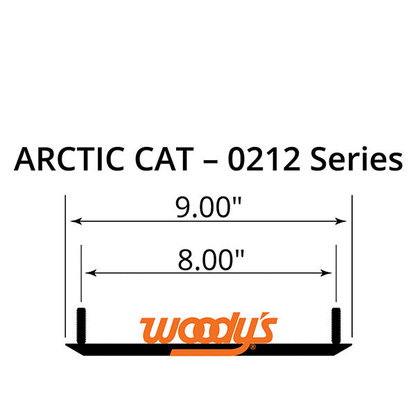 Patin en carbure Flat-Top Extender Trail III Woody's 4" (EAT3-0212)