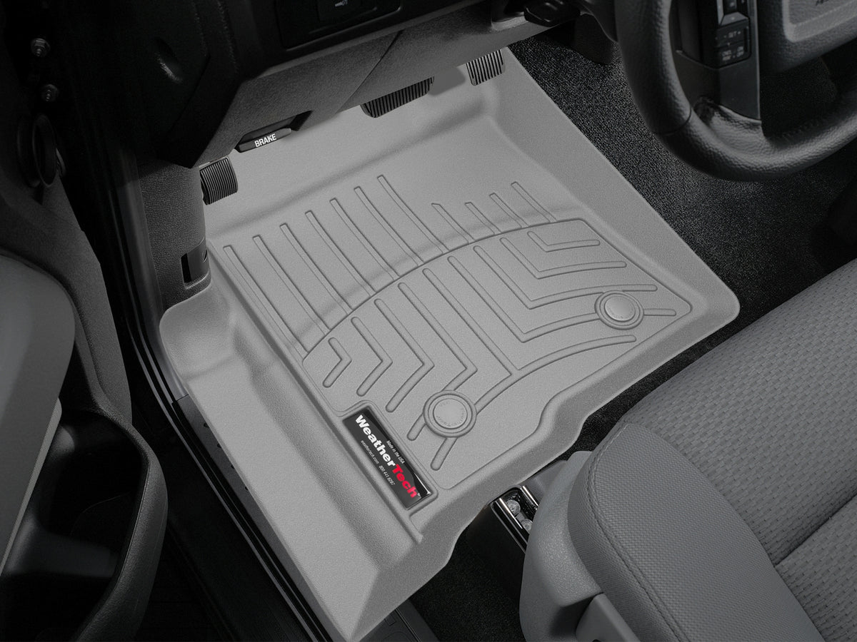 Tapis avant FloorLiner gris WeatherTech Ford F-150 2010-2014 / Ford F-150 SVT Raptor 2010-2014 (selon la version, voir compatibilité) - Récréashop