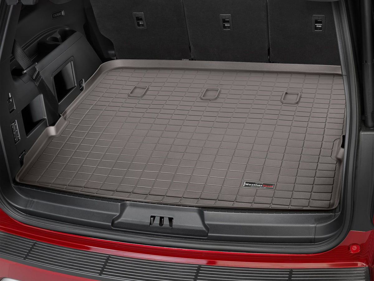 Tapis de coffre Cargo Liner derrière la 2e rangée cacao WeatherTech Ford Expedition 2018-2024 / Lincoln Naviga - Récréashop