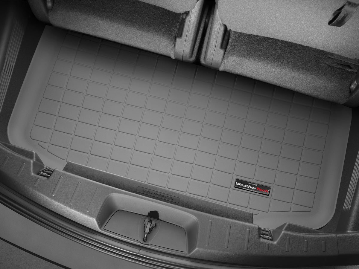 Tapis de coffre Cargo Liner derrière la 3e rangée gris WeatherTech Lincoln MKT 2010-2019 / Ford Explorer 2011- - Récréashop