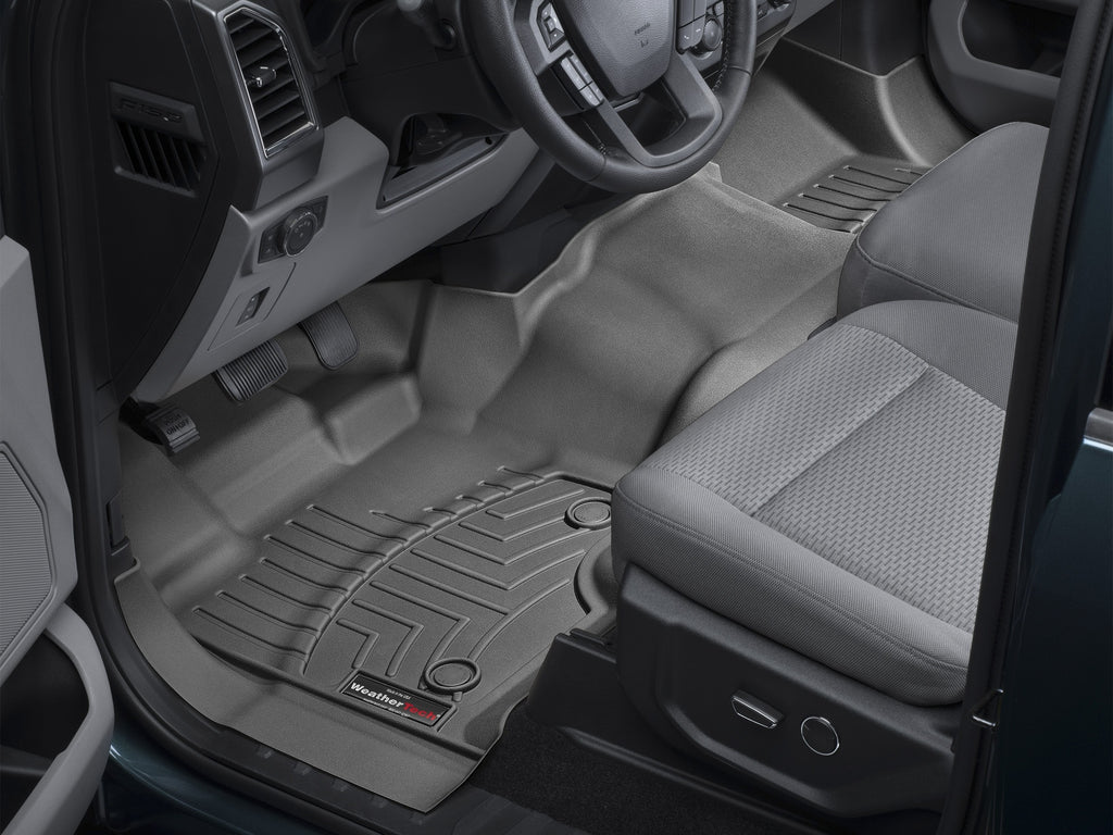 Tapis avant une pièce FloorLiner noir WeatherTech Ford F-150 2015-2026 (selon la version, voir compatibilité) - Récréashop