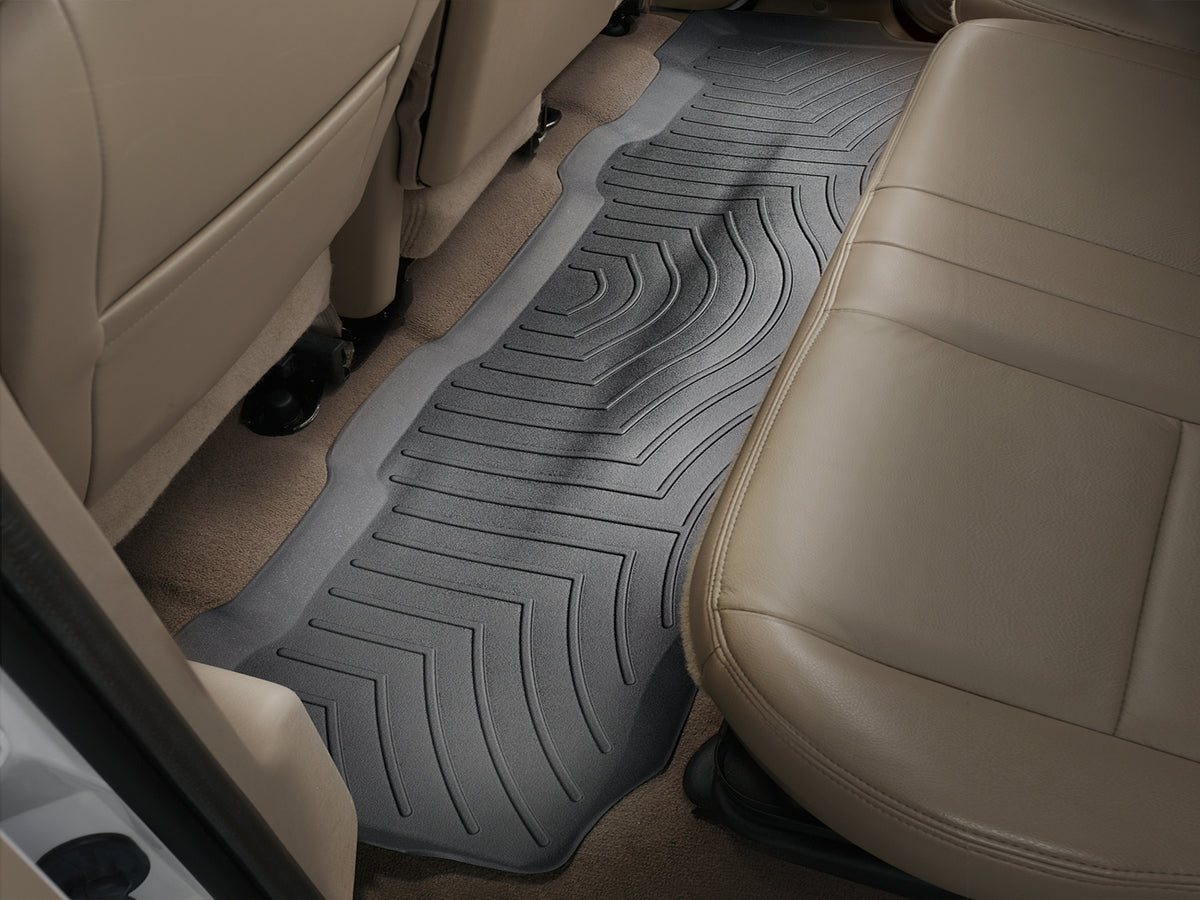 Tapis arrière FloorLiner noir WeatherTech Ford F-250/F-350/F-450/F-550 1999-2010 (SuperCrew (cabine double), transmission automatique seulement) - Récréashop
