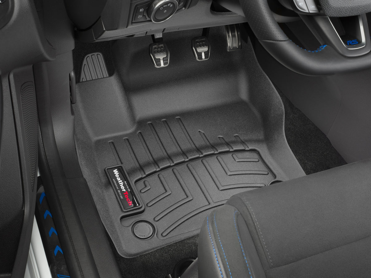 Tapis avant FloorLiner noir WeatherTech Ford Focus RS 2016-2018 - Récréashop