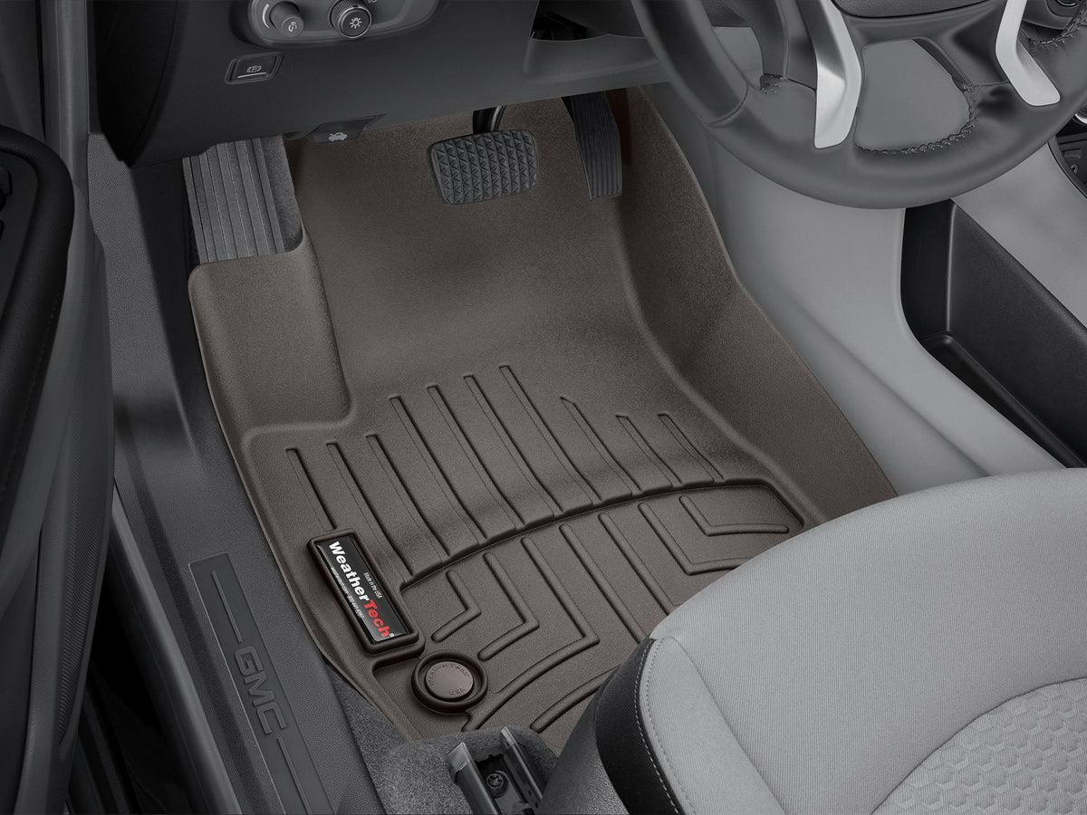 Tapis avant FloorLiner cacao WeatherTech GMC Terrain / Terrain Denali 2018-2024 - Récréashop