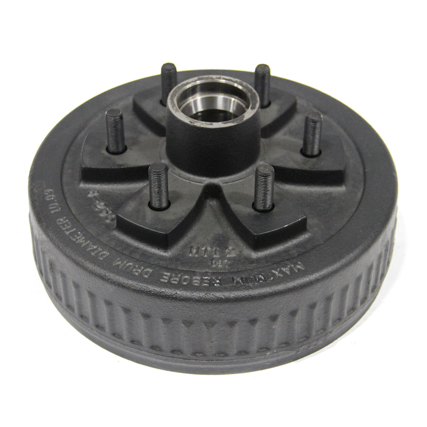 Tambour 10" x 2 1/4" 6 goujons 1/2" B.C. 5,5" 3,5K à graisse seul DEXTER - RecreaShop
