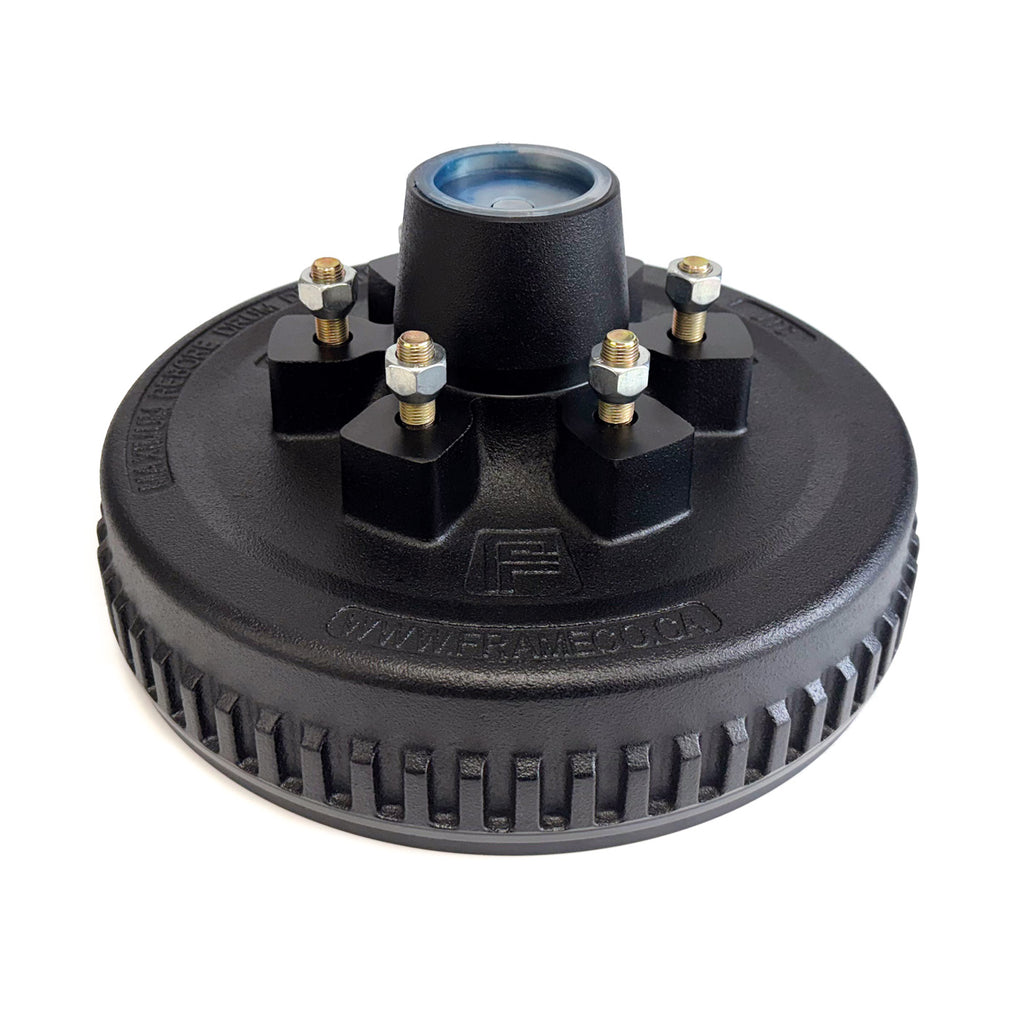 Tambour 12" x 2" 6 goujons 1/2" B.C. 5,5" 6K assemblé et graissé seul FRAMECO - RecreaShop