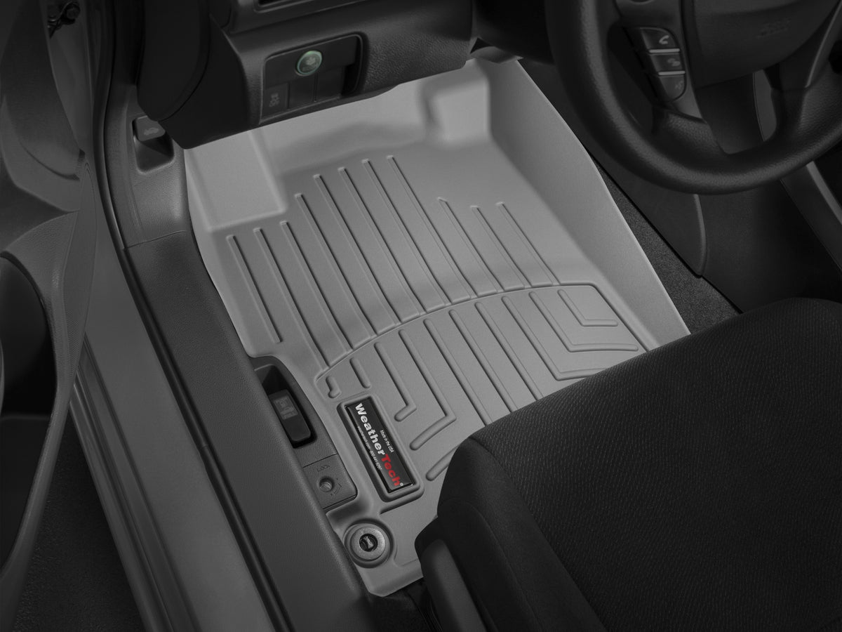 Tapis avant FloorLiner gris WeatherTech Honda Accord 2013-2017 - Récréashop