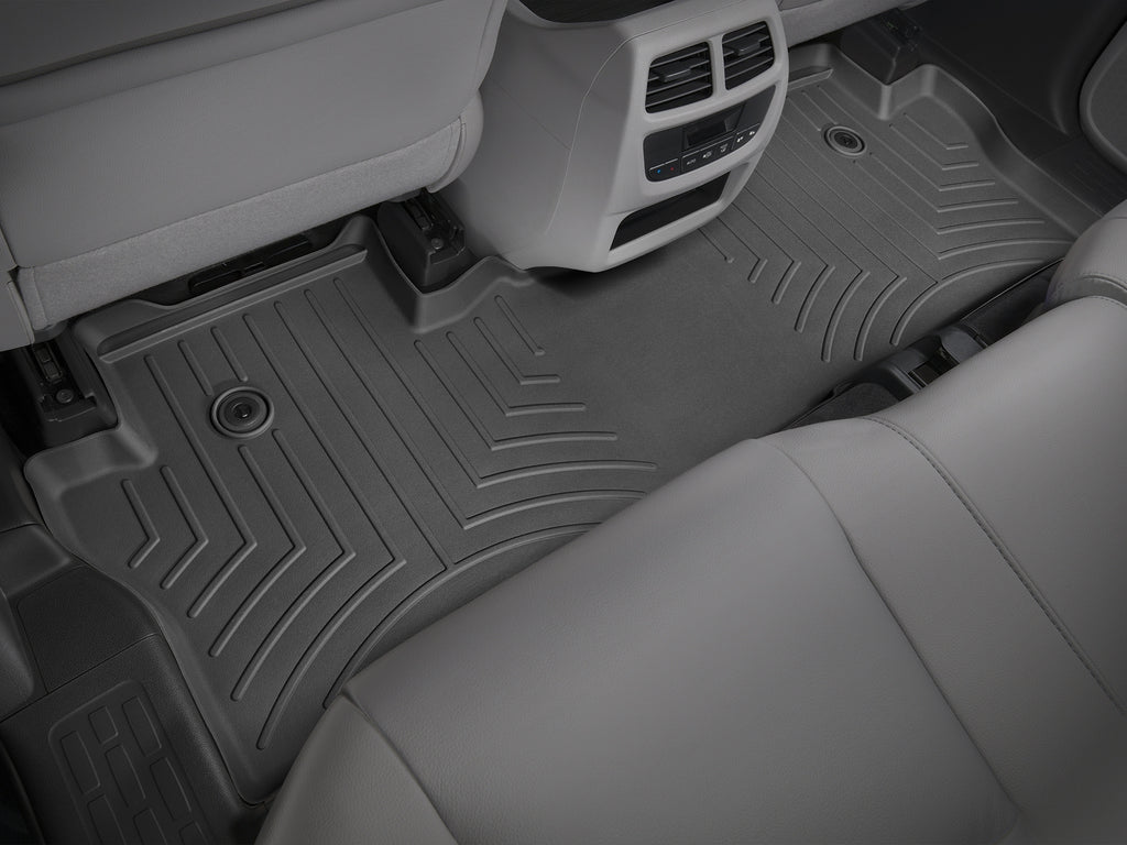 Tapis arrière FloorLiner noir WeatherTech Honda Passport 2019-2025 / Honda Pilot 2016-2022 - Récréashop