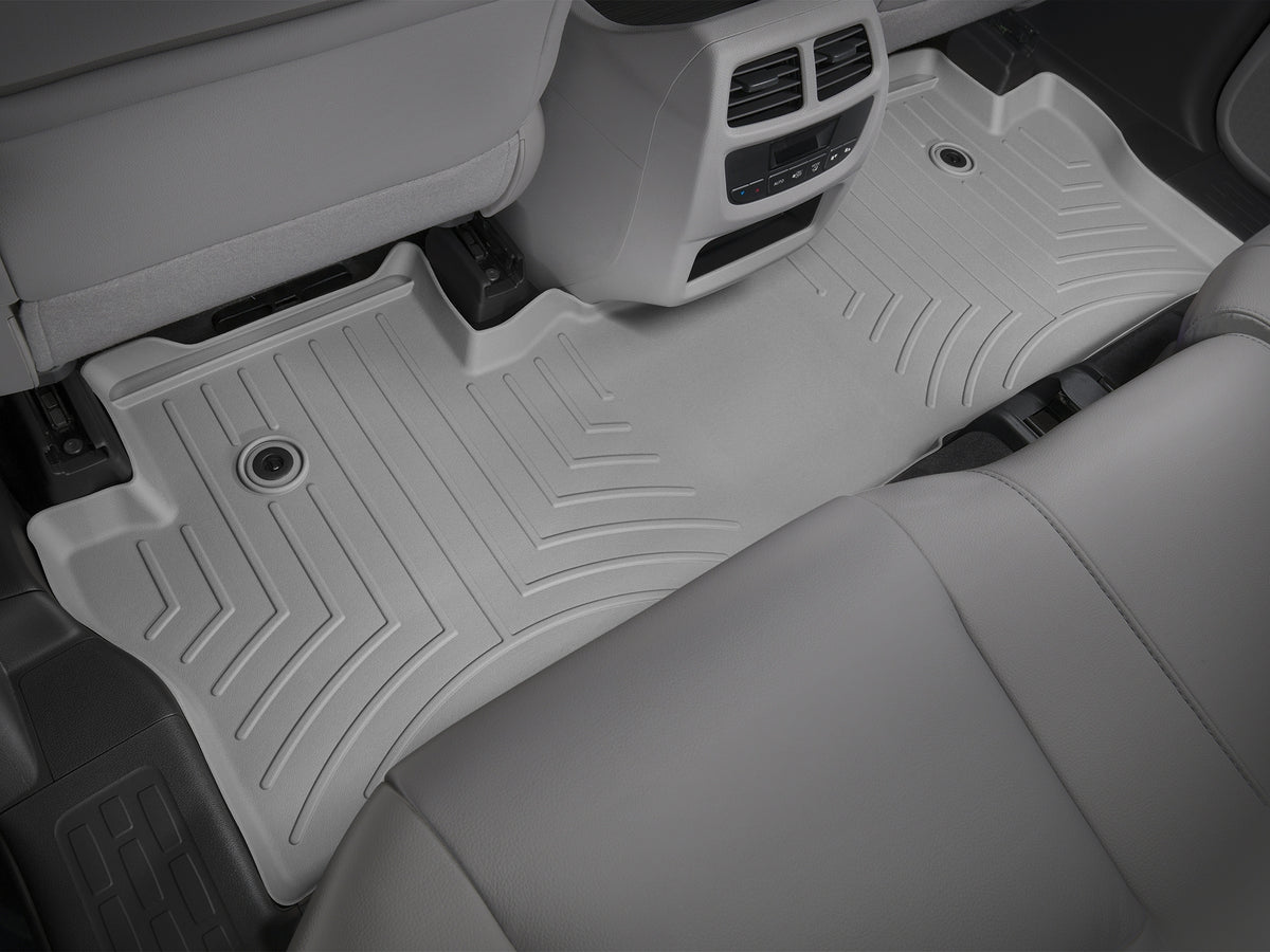 Tapis arrière FloorLiner gris WeatherTech Honda Passport 2019-2025 / Honda Pilot 2016-2022 - Récréashop