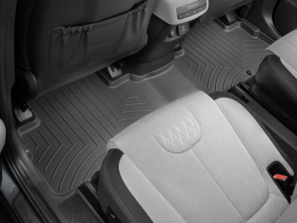 Tapis arrière FloorLiner noir WeatherTech Hyundai Palisade 2020-2025 - Récréashop