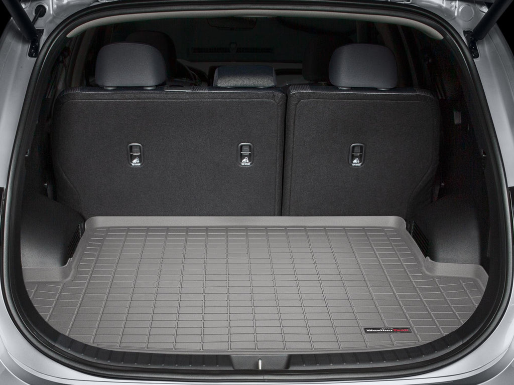 Tapis de coffre Cargo Liner derrière la 2e rangée gris WeatherTech Hyundai Santa Fe 2021-2023 et autres véhicules - Récréashop