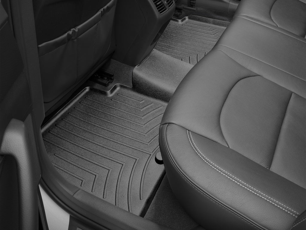 Tapis arrière FloorLiner noir WeatherTech Hyundai Sonata 2015-2019 et autres véhicules (2015 : sans hybride seulement) - Récréashop